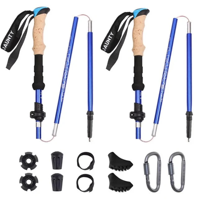 Lightweight Aluminum Hiking Sticks – Built for Adventure